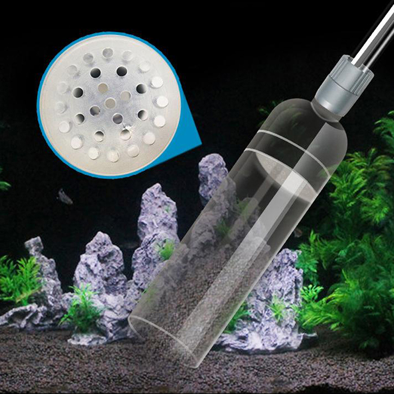 Planted Aquarium Tools - 1Pc semi-automatique Aquarium propre aspirateur changement