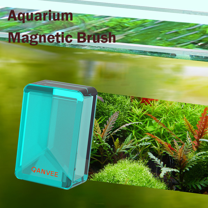 Planted Aquarium Tools - QanLie-Brosse magnétique pour aquarium, outils de