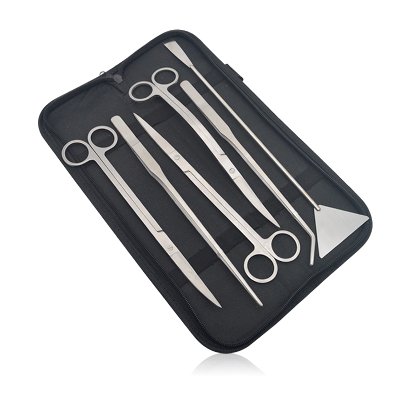 Aquarium Plant Utensils - Ensemble d'outils de ciseaux d'aquarium, ciseaux