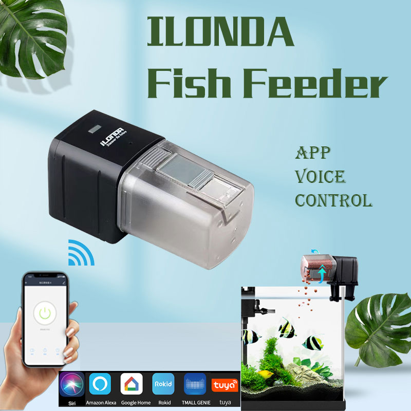 Aquarium Plant Nutrients - Ilonda Automat WiFi mangeoire de pêche
