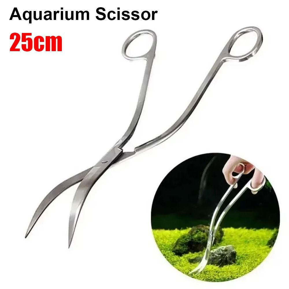 Planted Aquarium Tools - 1 pièce Ciseaux d'aquarium en acier