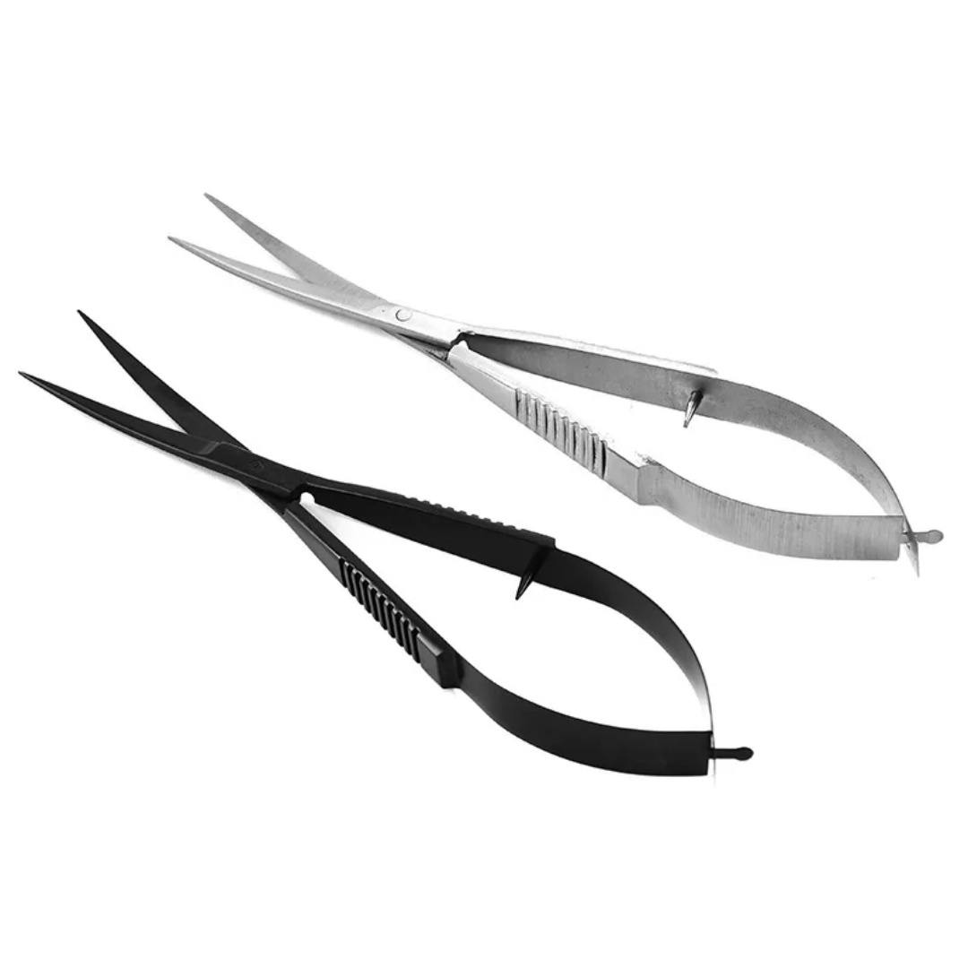 Aquarium Plant Utensils - Ciseaux à ressort droits et incurvés