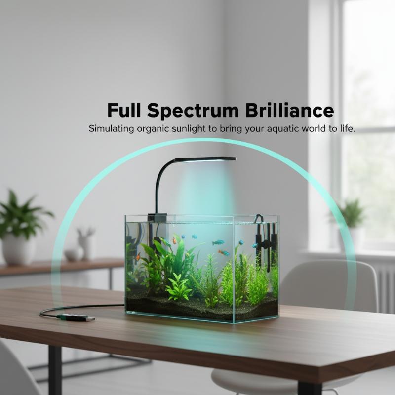 Lampe LED USB à pince pour aqu - Aquarium Plant Light avis et prix