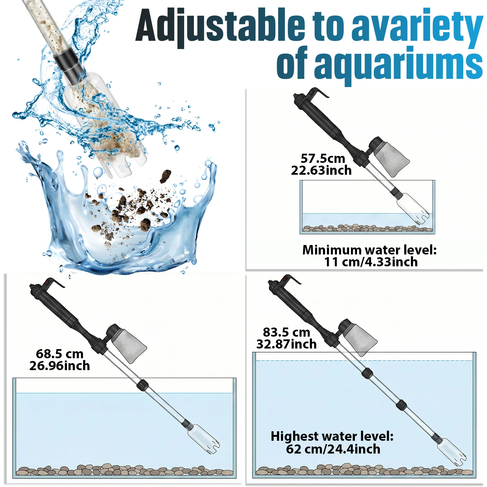 Aspirateur de gravier pour aqu - Planted Aquarium Cleaning avis et prix