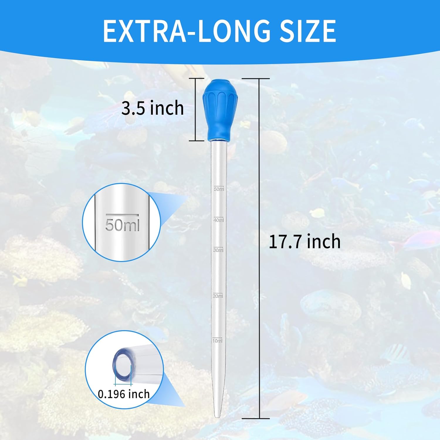 Pipette longue pour aquarium,  - Aquarium Plant Nutrients avis et prix