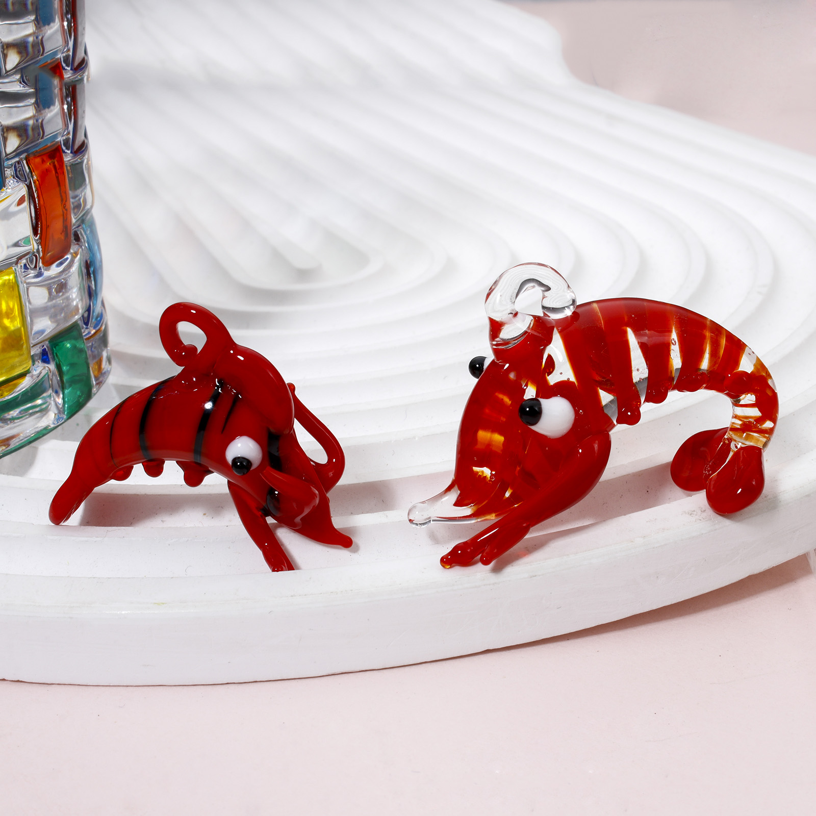 Pendentif en verre au chalumea - Aquarium Plant Red avis et prix